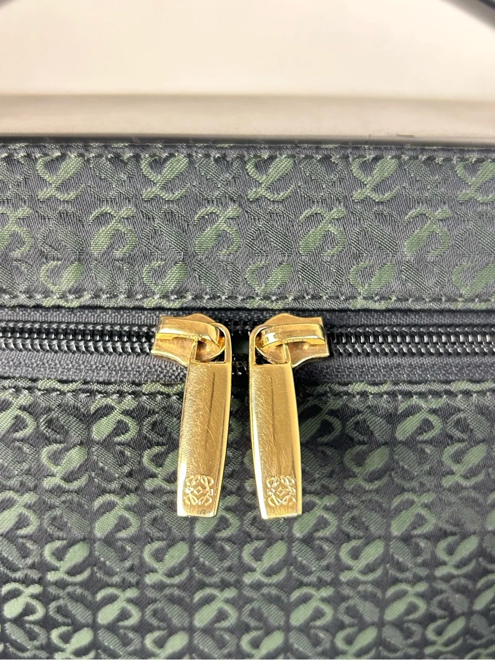 Loewe Anagram Jacquard Vanity Case Crossbody Bag